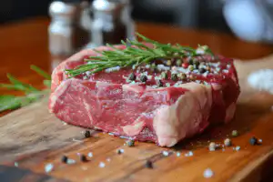 gousto recipes 2 "Fresh ingredients and recipe cards from a Gousto meal kit, including vegetables, herbs, and spices, ready for easy meal preparation."