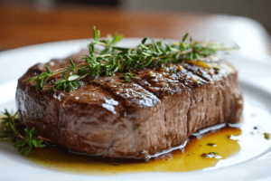 "Fresh ingredients from a Gousto meal kit next to a finished dish, highlighting variety and ease of cooking with Gousto recipes."