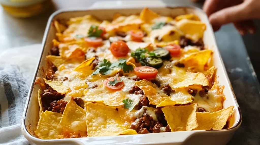 Baked nachos recipe