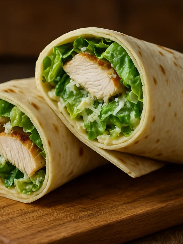 grilled chicken caesar wrap