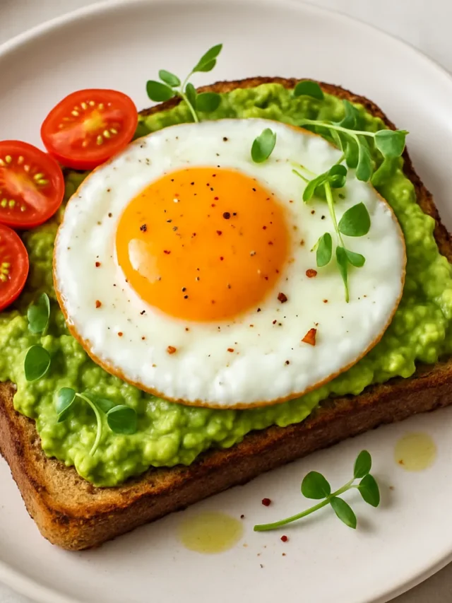 avocado toast with egg recipe