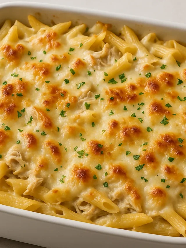 chicken alfredo bake