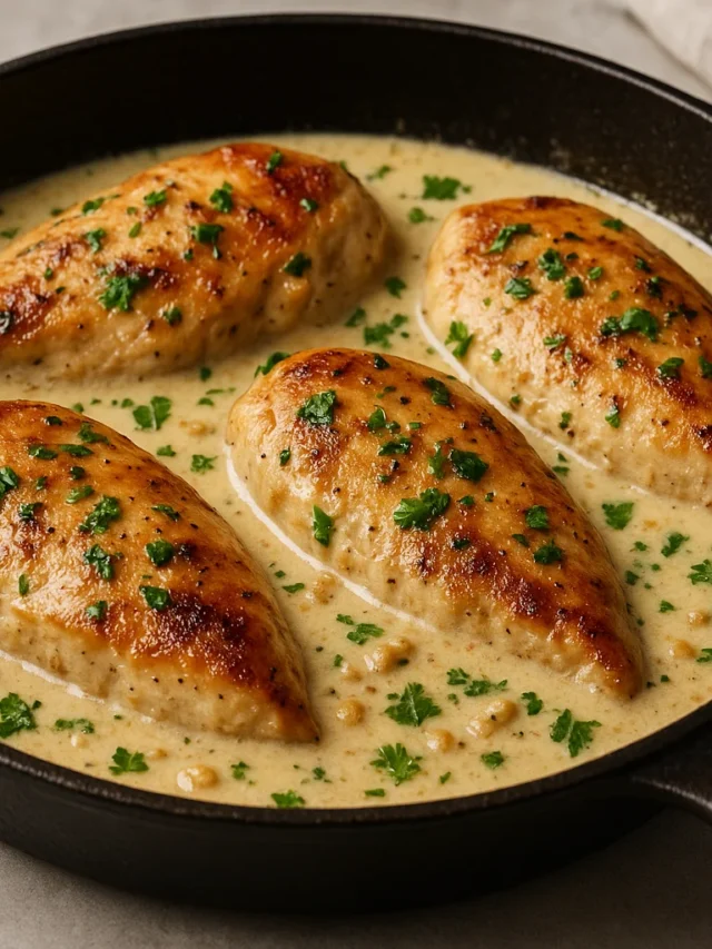 creamy garlic chicken