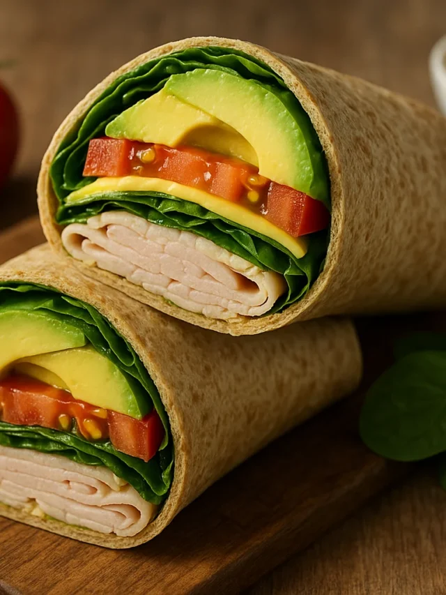 Healthy Turkey Avocado Wrap