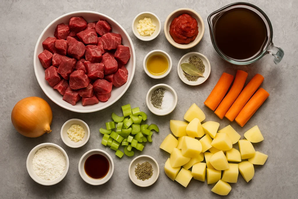  slow cooker beef stew process