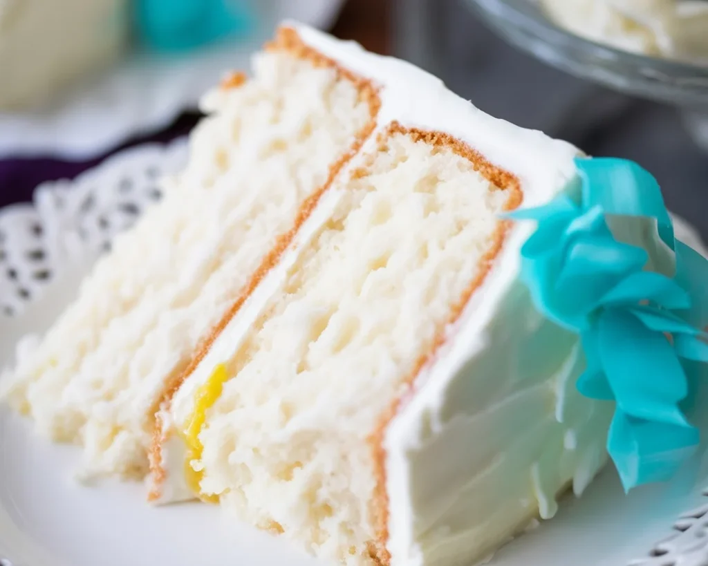 Variety of delicious desserts made with white cake mix including cookies, cupcakes, and cakes.