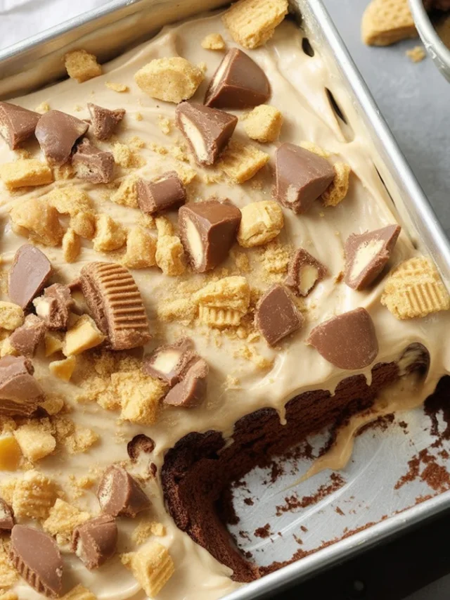 A variety of easy desserts made using cake mix boxes, showcasing cookie bars and cobblers.