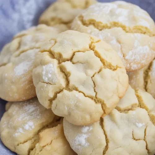 Easy Vanilla Cake Mix Cookies baked and ready to enjoy
