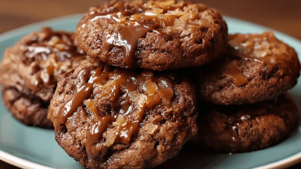 German Chocolate Cookies