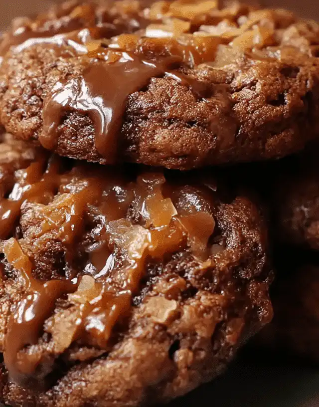 German Chocolate Cookies