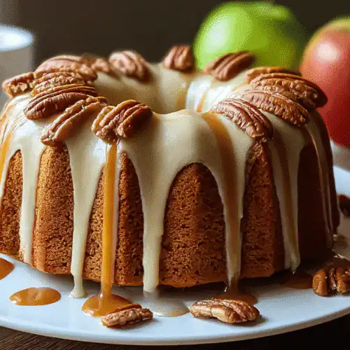 Caramel Apple Bundt Cake