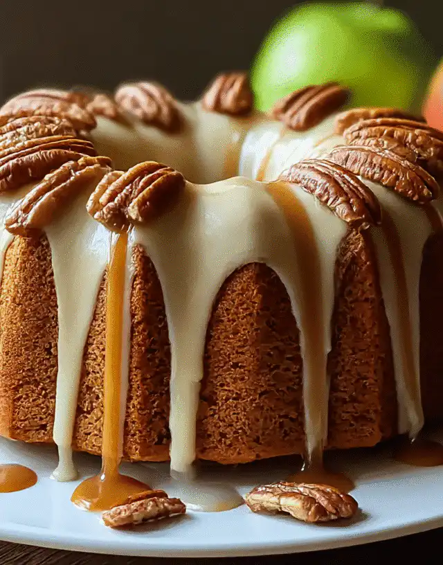 Caramel Apple Bundt Cake