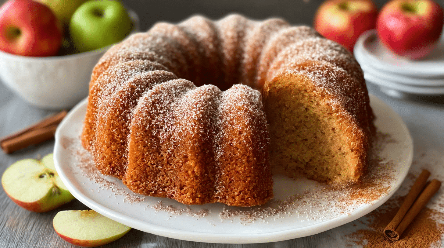 Apple Cider Doughnut Cake