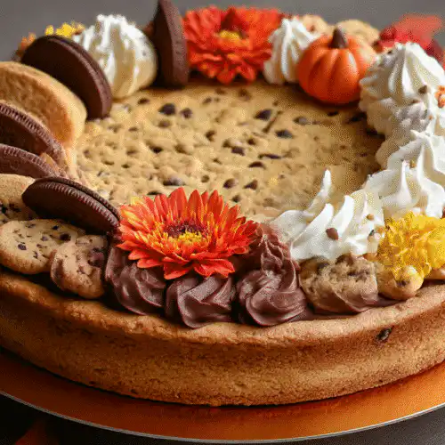 Thanksgiving Cookie Cake