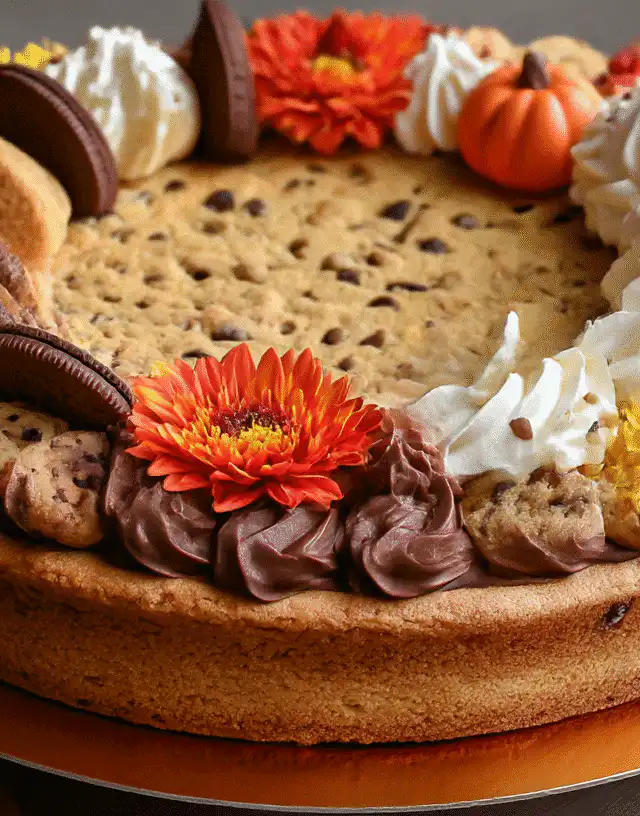 Thanksgiving Cookie Cake