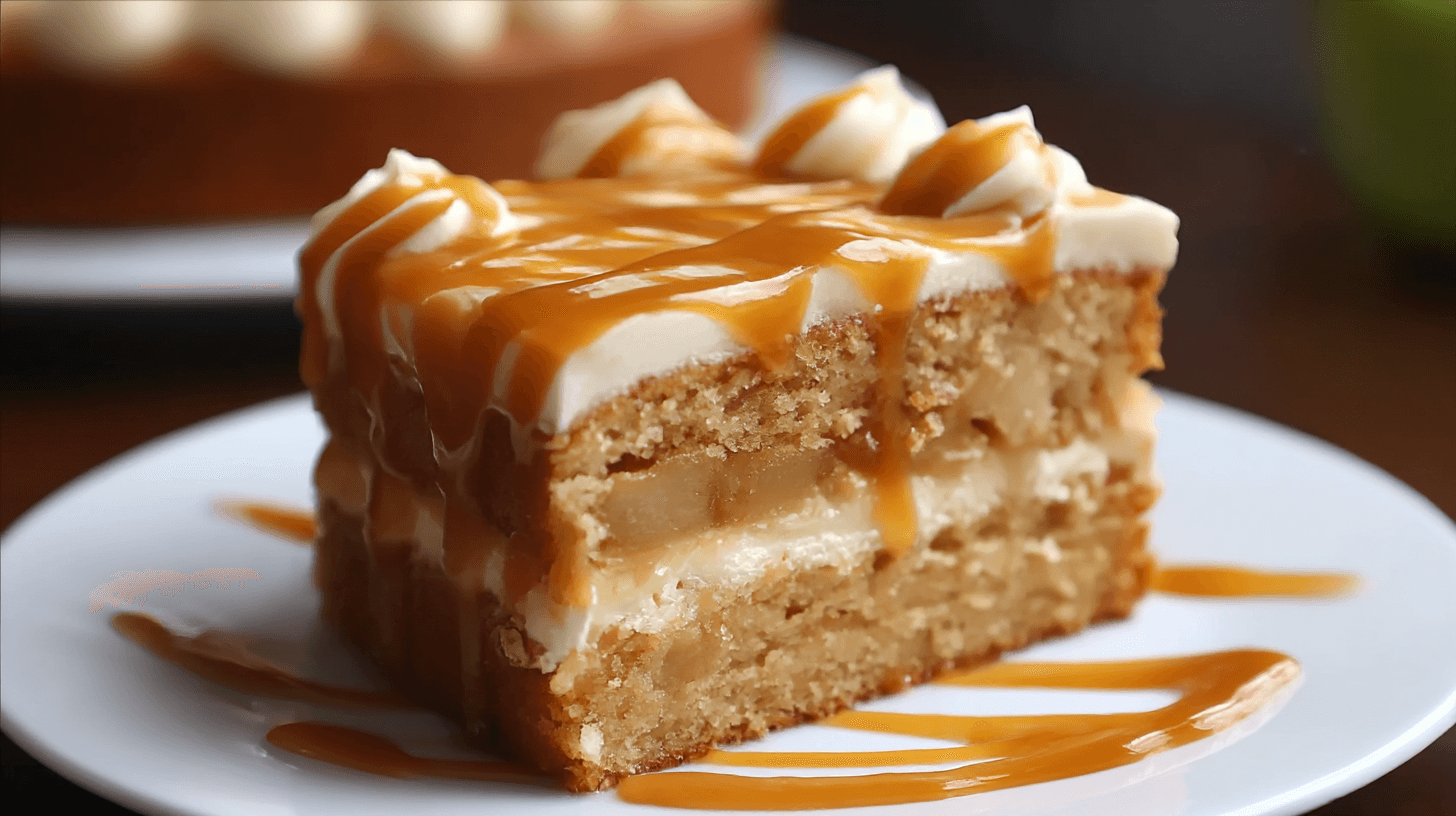 Apple Caramel Cake