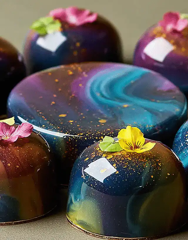 Mirror Glaze Cake Decoration