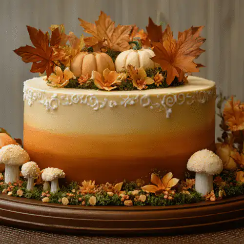 Fall Decorated Cakes