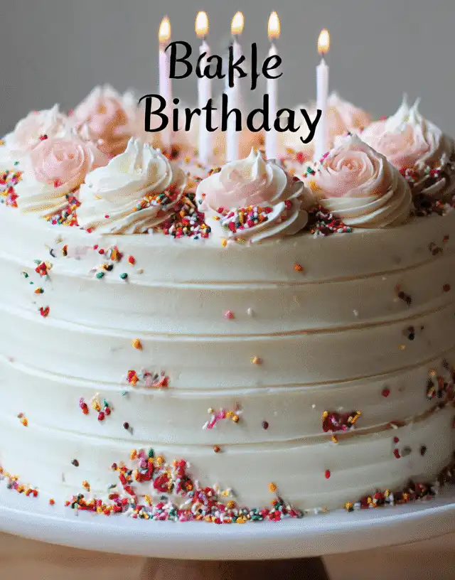 Simple Birthday Cake