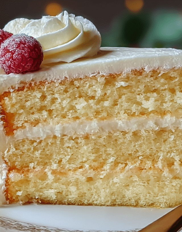 Best Vanilla Cake With Buttercream