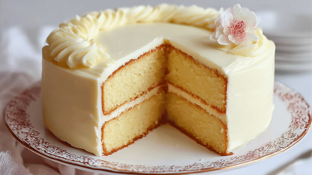 Moist Vanilla Cake From Scratch