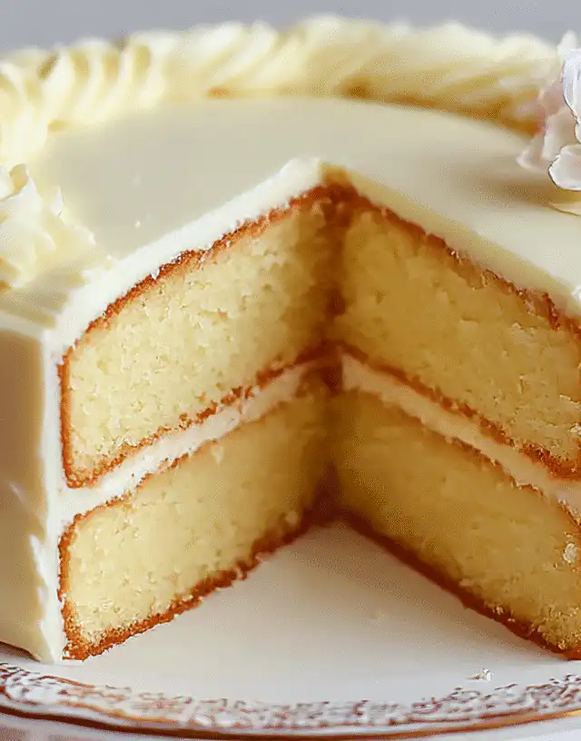 Moist Vanilla Cake From Scratch