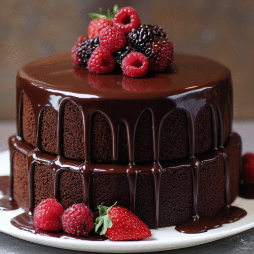 Chocolate Cake Decoration recipe