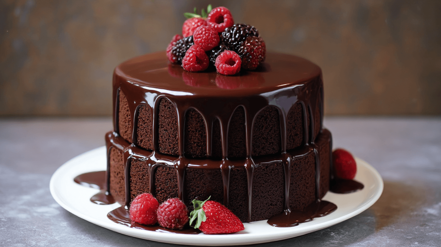 Chocolate Cake Decoration recipe