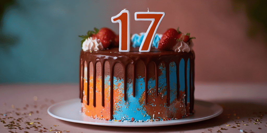 17 Birthday Cake