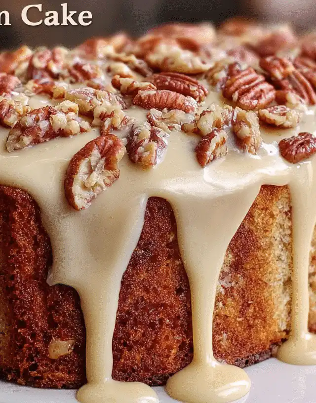 Butter Pecan Pound Cake Recipe
