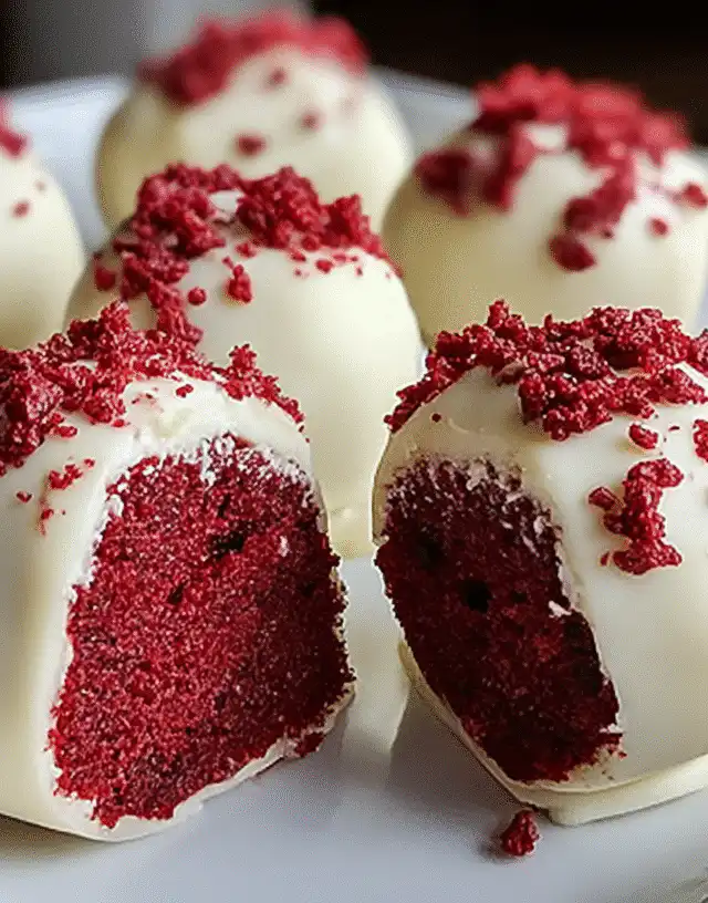 Red Velvet Cake Balls