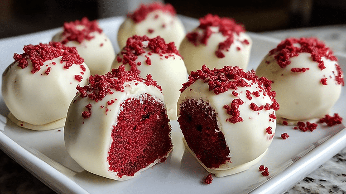 Red Velvet Cake Balls