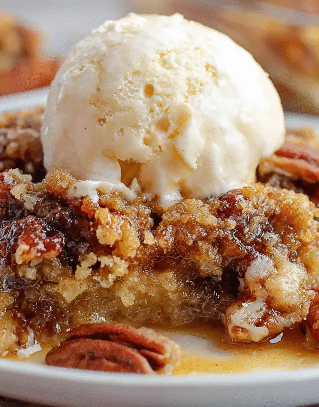 pecan dump cake with pie filling