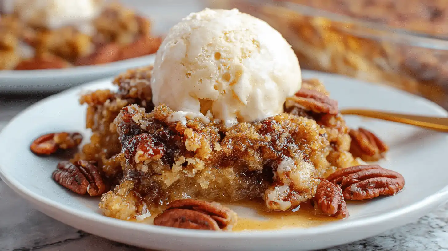 pecan dump cake with pie filling