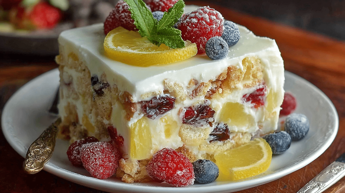 Icebox Fruit Cake Recipe
