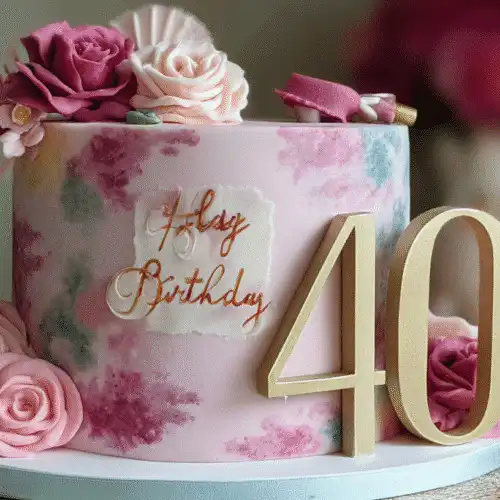 40Th Birthday Cake For Women