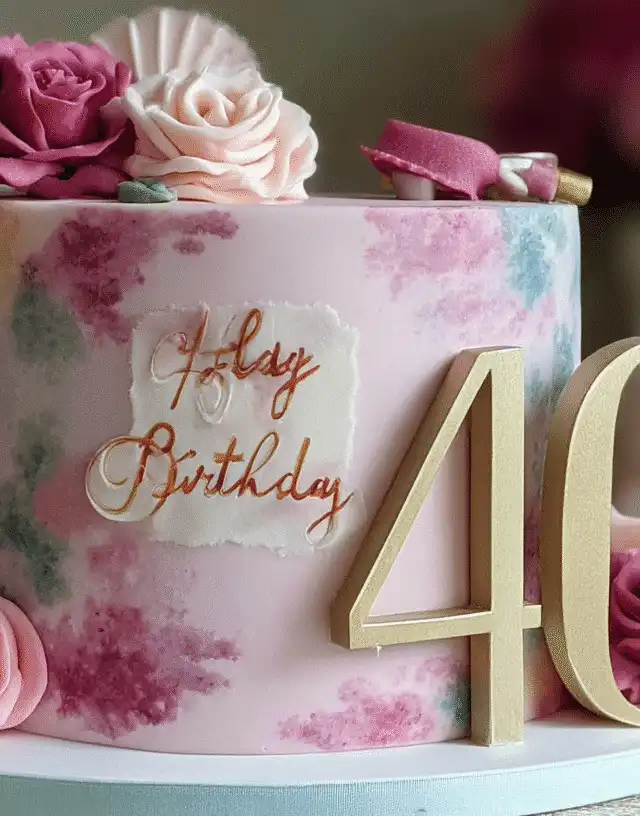 40Th Birthday Cake For Women
