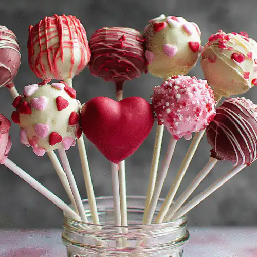 Valentines Day Cake Pops 1 Valentines Day Cake Pops