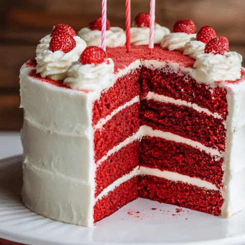 Red Velvet Birthday Cake