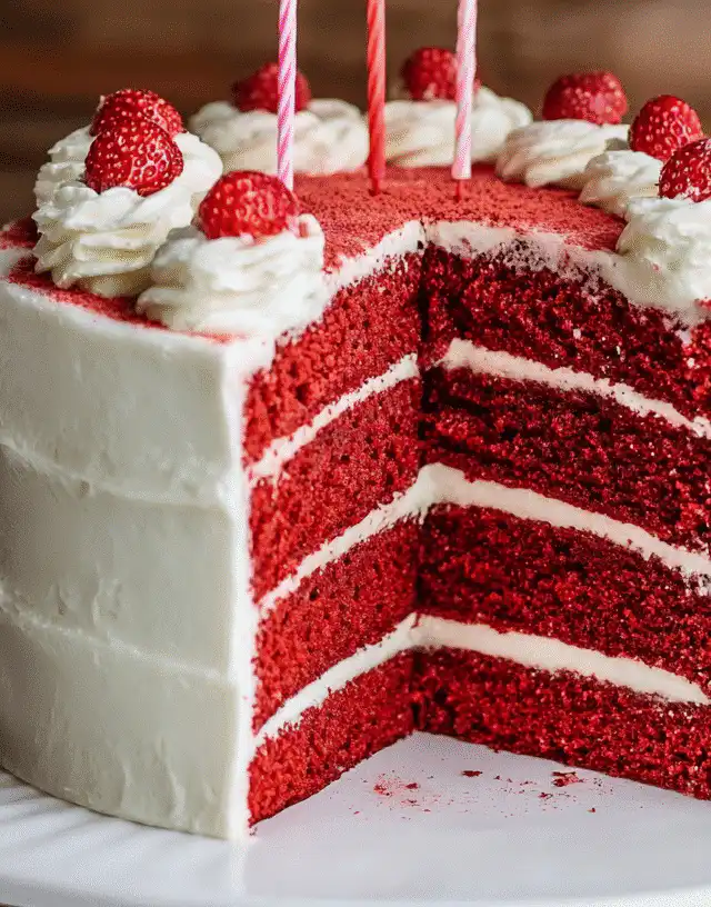 Red Velvet Birthday Cake