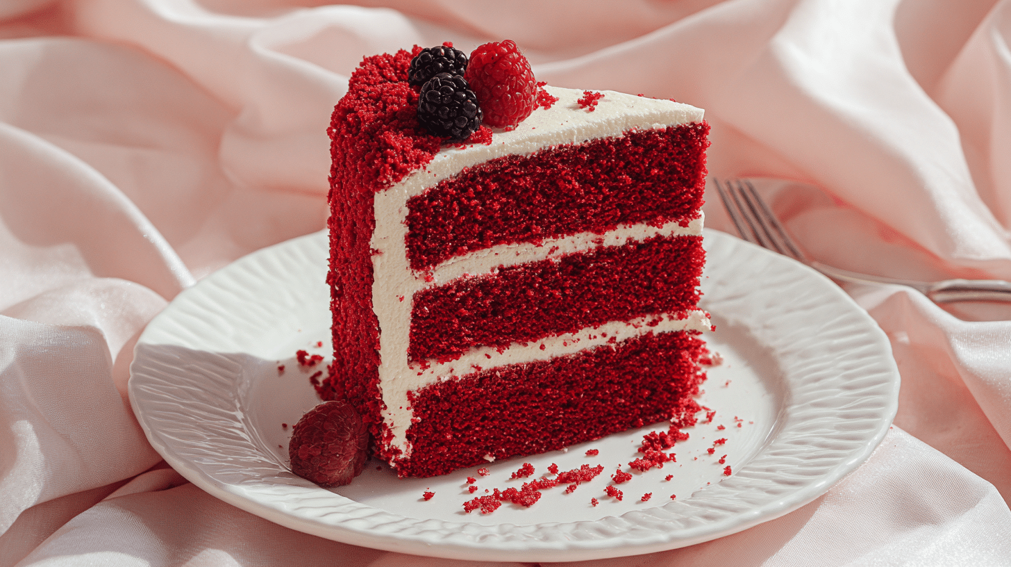 Red Cake Aesthetic