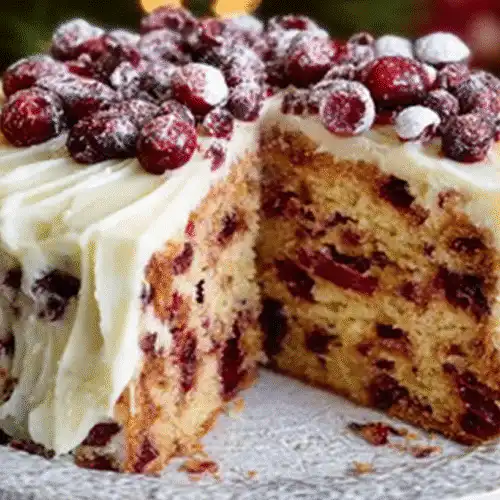 easy cranberry christmas cake recipe