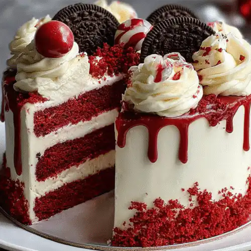 Christmas Red Velvet Cake