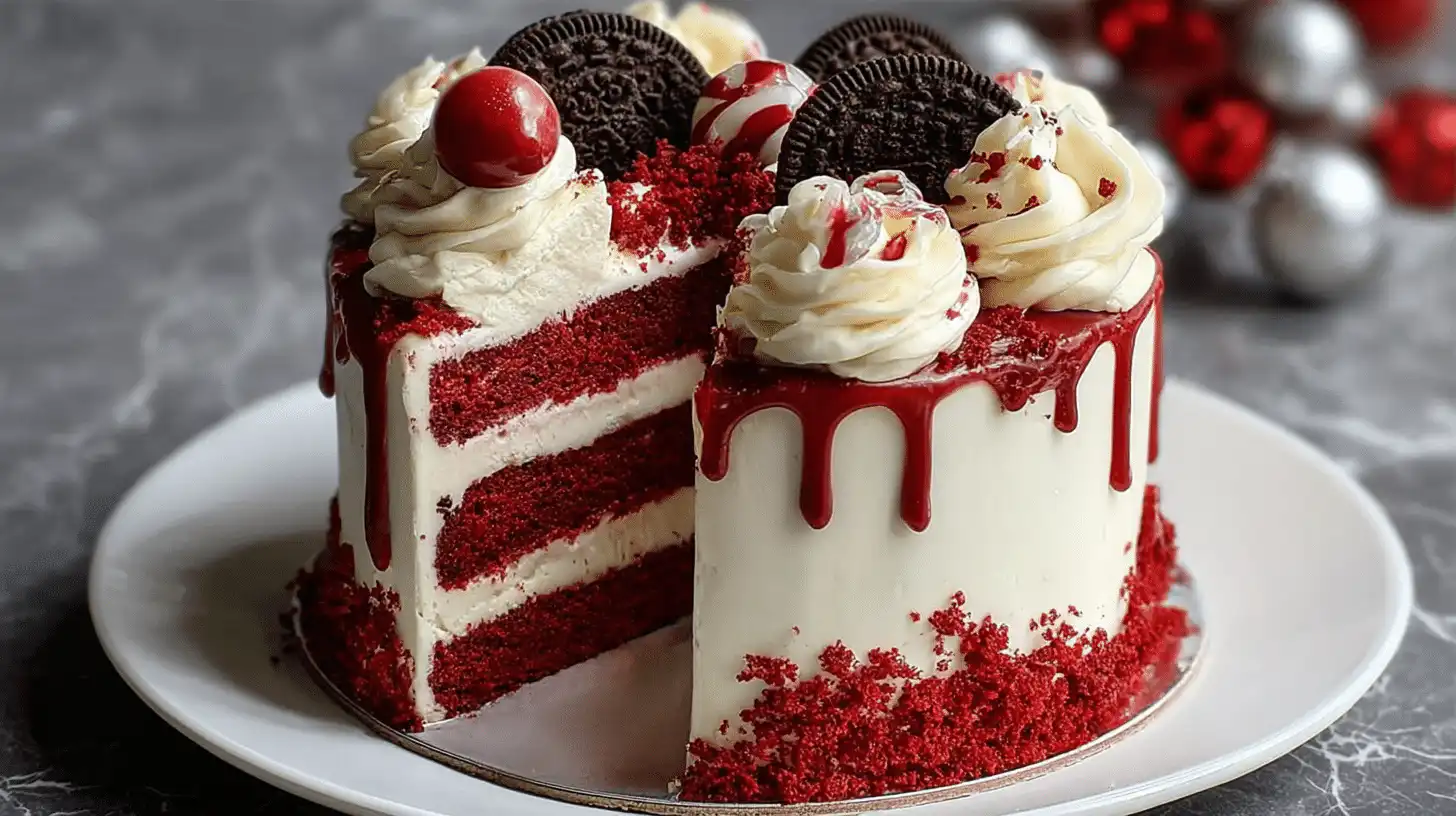 Christmas Red Velvet Cake
