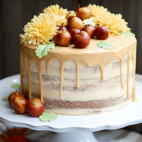 apple layer cake with bourbon butterscotch buttercream 2 apple layer cake with bourbon butterscotch buttercream