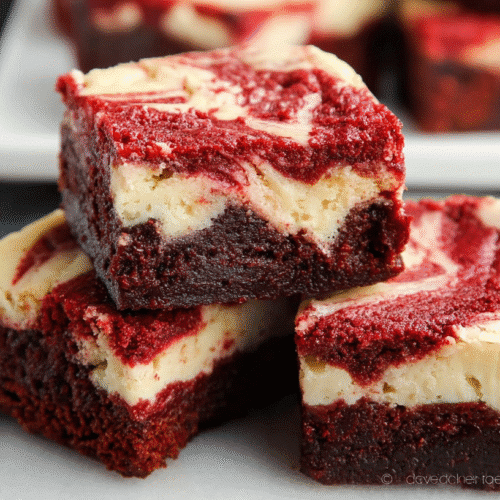 Red Velvet Cheesecake Brownies