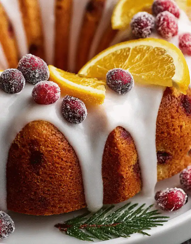 cranberry orange bundt cake
