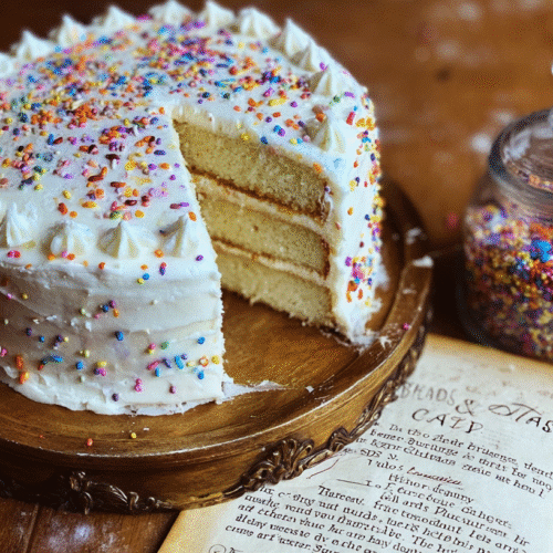 Make a Old Fashioned Vanilla Birthday Cake Recipe from Scratch