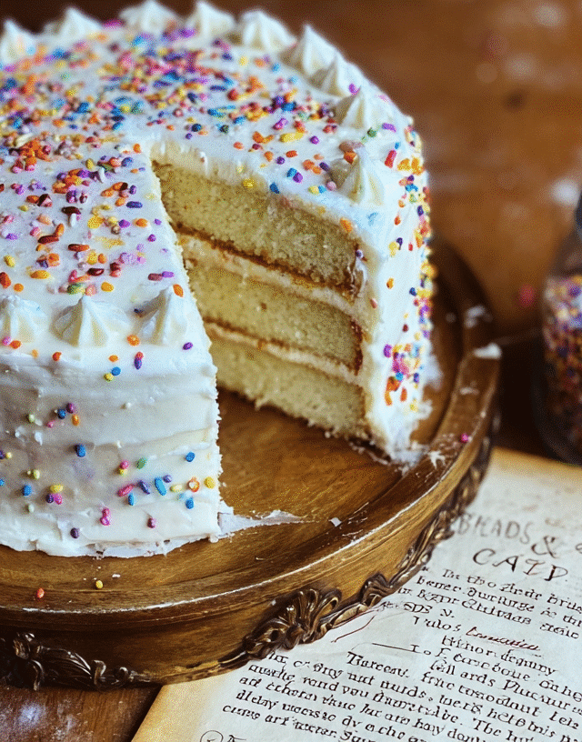 Make a Old Fashioned Vanilla Birthday Cake Recipe from Scratch