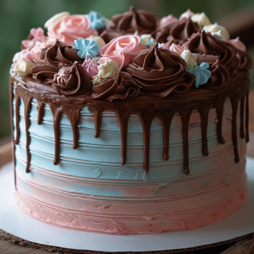 Aesthetic Birthday Cake